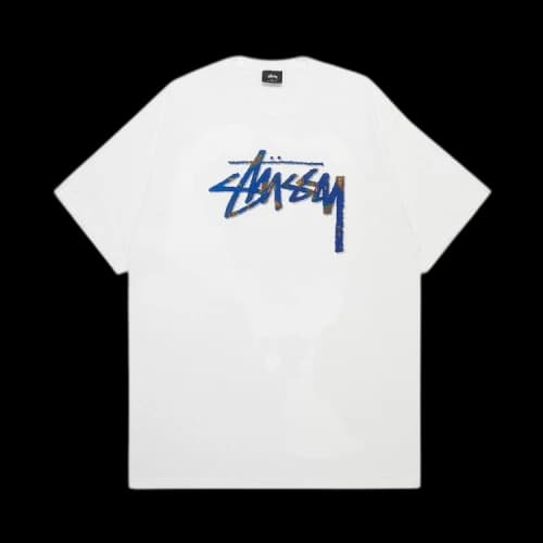 Stussy Paisley Stock Tee 'White'