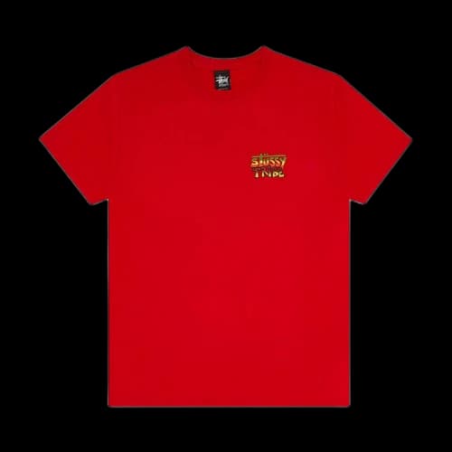 Stussy Rasta Dot Tee 'Red'