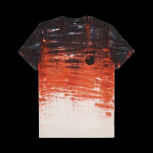 Stussy 8 Ball Tie Dye Tee 'Red'