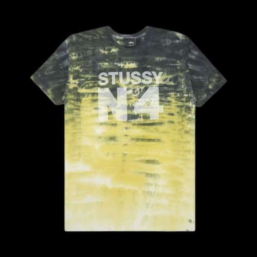 Stussy No.4 Tie Dye Tee 'Yellow'