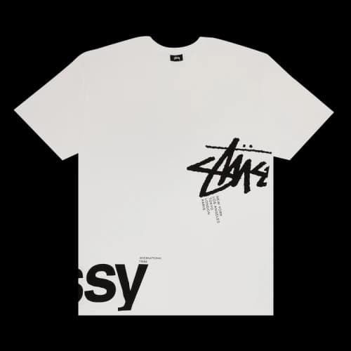 Stussy Halves Tee 'White'