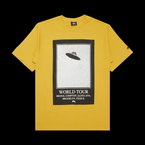 Stussy Unidentified WT Tee 'Mustard'