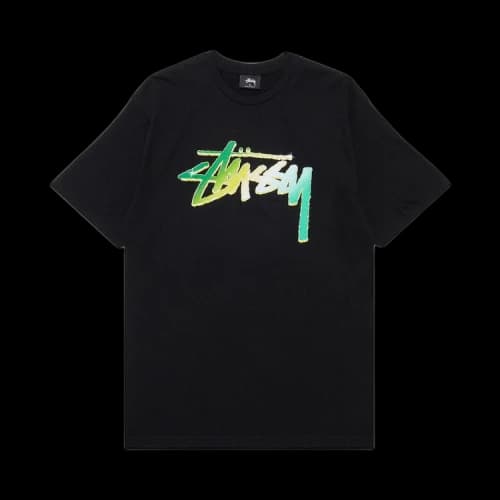 Stussy Chrome Stock Tee 'Black'