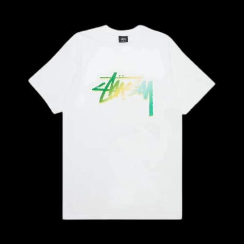 Stussy Chrome Stock Tee 'White'