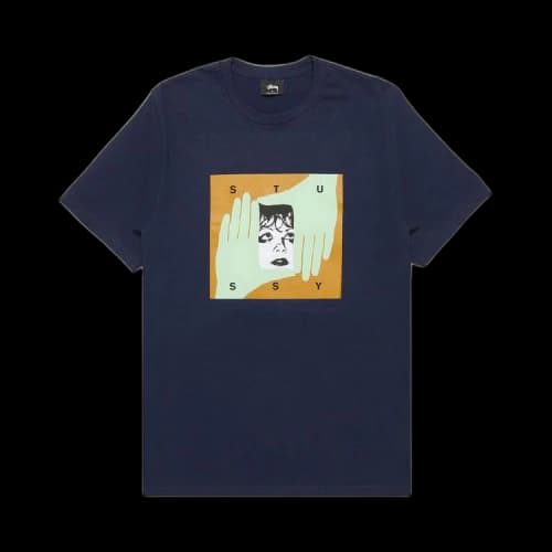 Stussy Hand Frame Tee 'Navy'