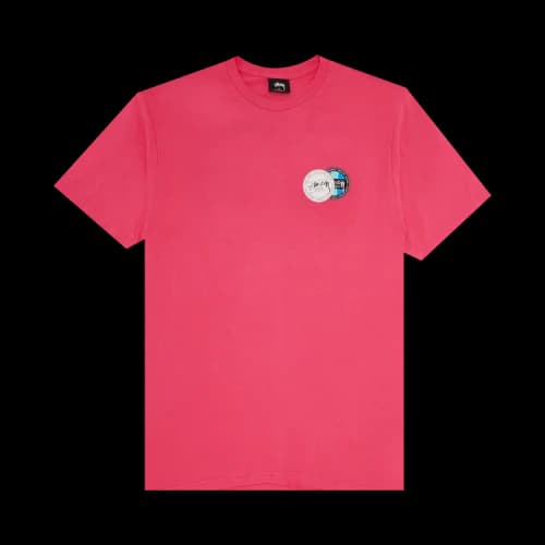 Stussy Double Dot Tee 'Pink'