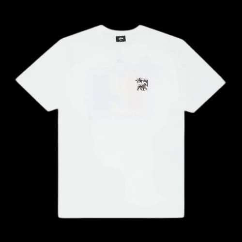 Stussy Rasta Flag Tee 'White'