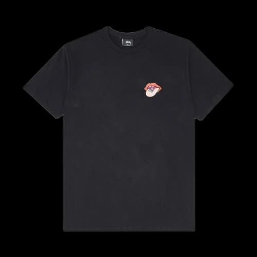 Stussy Satisfaction Embroidered Tee 'Black'