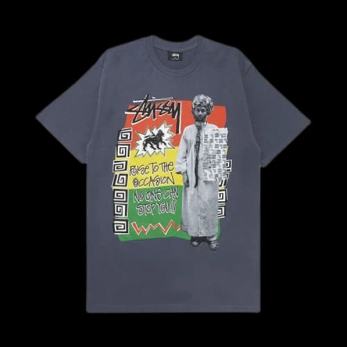 Stussy Rastafari Tee 'Midnight'