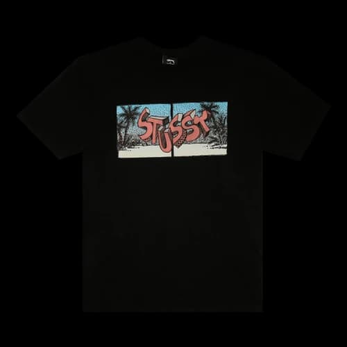 Stussy Stranded Tee 'Black'
