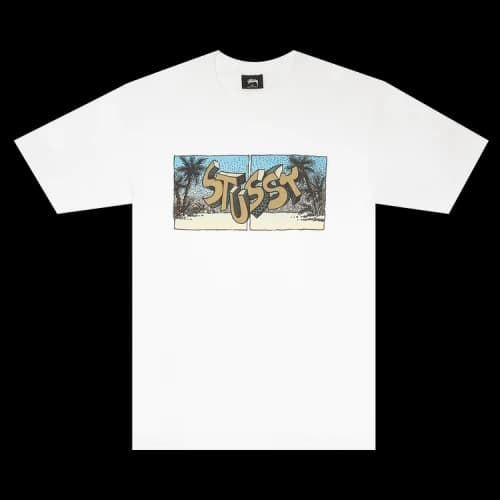 Stussy Stranded Tee 'White'