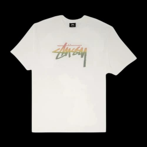 Stussy Stock Fade Tee 'White'
