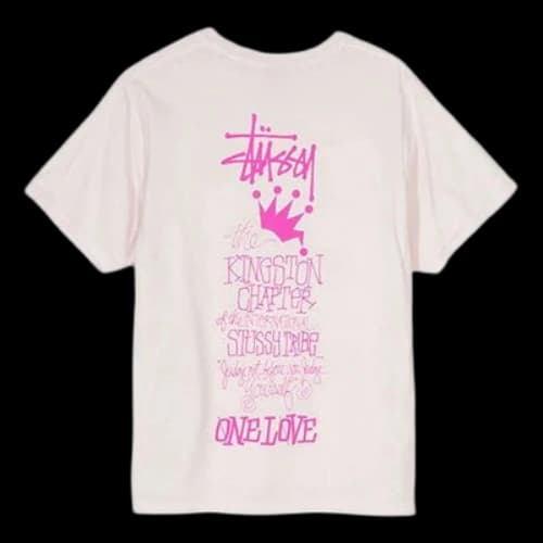 Stussy Kingston Tee Short Sleeve Unisex Pink