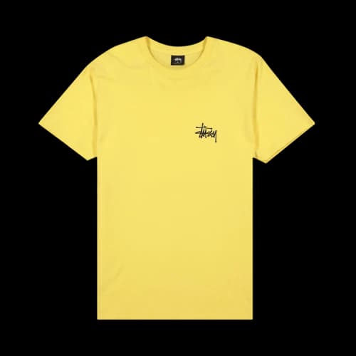 Stussy Basic Tee 'Yellow'