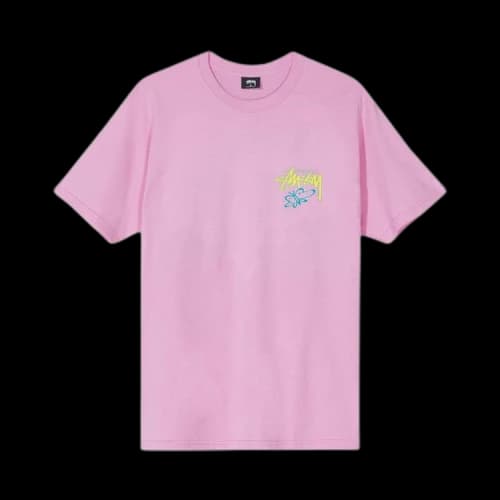 Stussy Super Bloom Tee 'Pink'