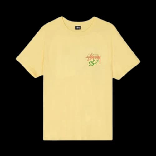 Stussy Super Bloom Tee 'Yellow'
