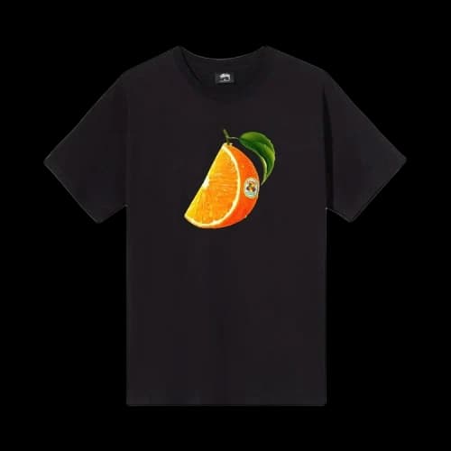 Stussy Orange Slice Tee 'Black'