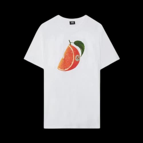 Stussy Orange Slice Tee 'White'