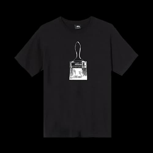Stussy Paintbrush Tee 'Black'