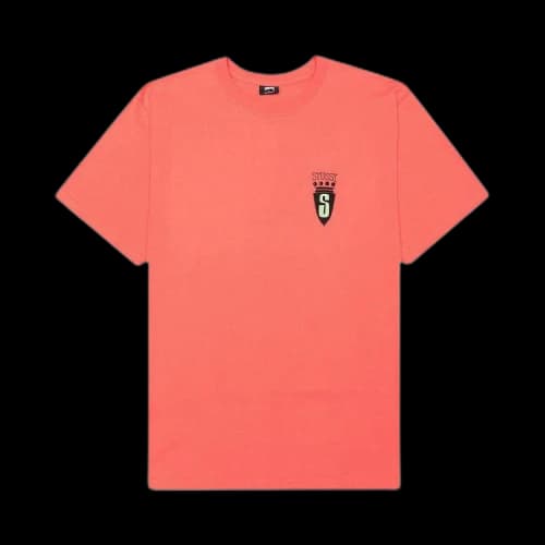 Stussy S Crest Tee 'Pale Red'