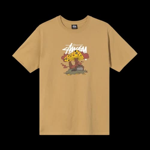 Stussy Something's Cookin' Tee 'Khaki'