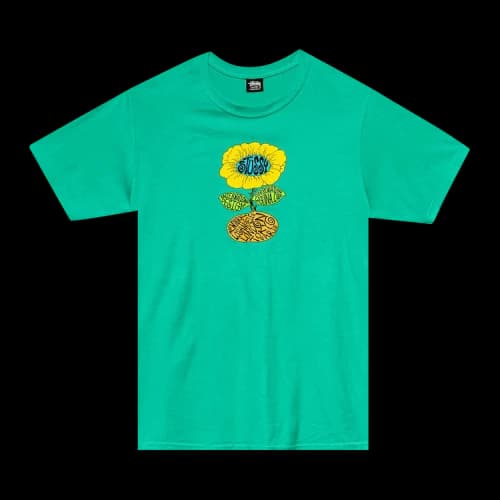 Stussy Sunflower Tee 'Green'
