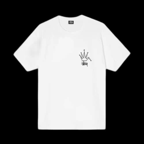 Stussy Broken Crown Tee 'White'