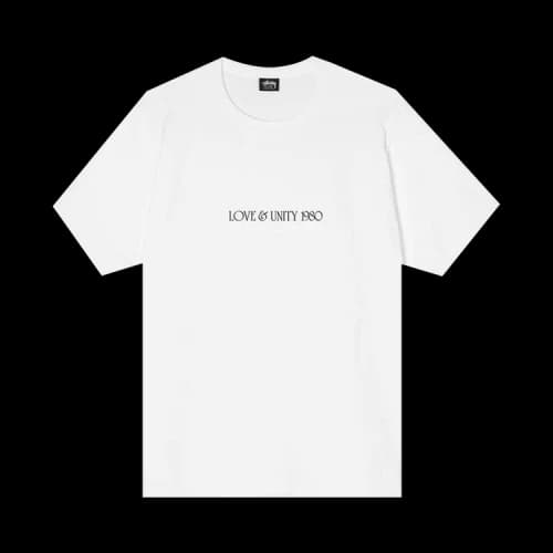 Stussy Love & Unity Tee 'White'