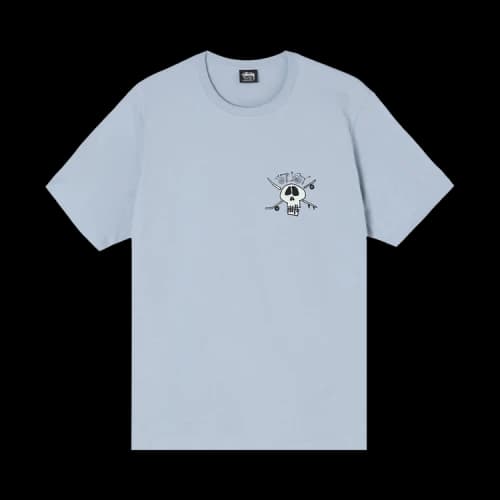 Stussy Surf Skate Skull Tee 'Steel'