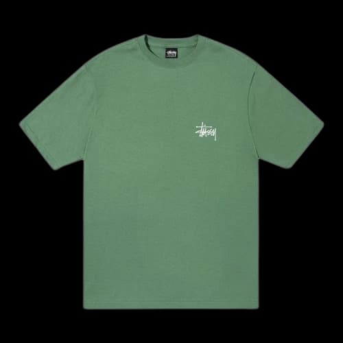 Stussy Basic Logo Tee 'Green'