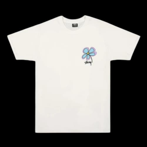 Stussy Flower Tee 'White'