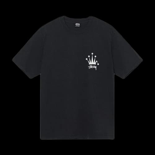 Stussy Regal Crown Pigment Dyed Tee 'Black'