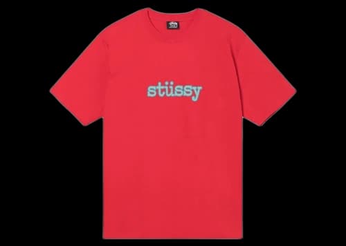 Stussy Typewriter Tee Red