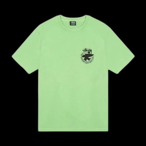 Stussy Beach Roots Pigment Dyed Tee 'Green'