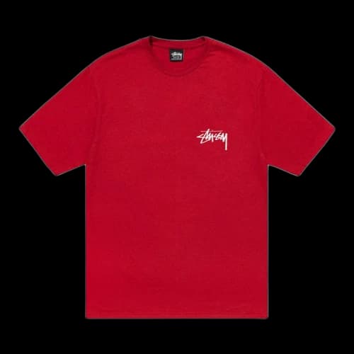 Stussy Galaxy Tee 'Dark Red'