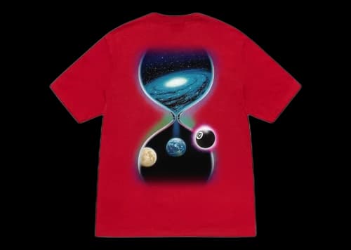 Stussy Galaxy 8-Ball Tee Dark Red