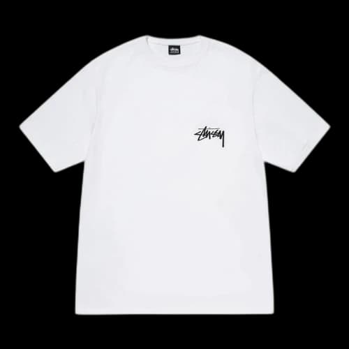 Stussy Galaxy 8-Ball Tee White