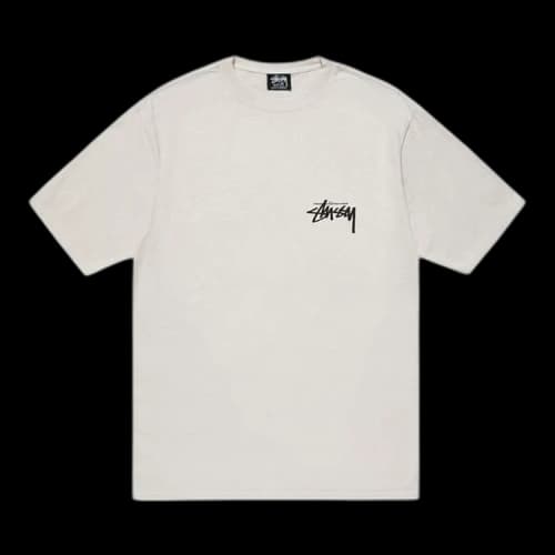 Stussy Skate Posse Pigment Dyed Tee 'White'