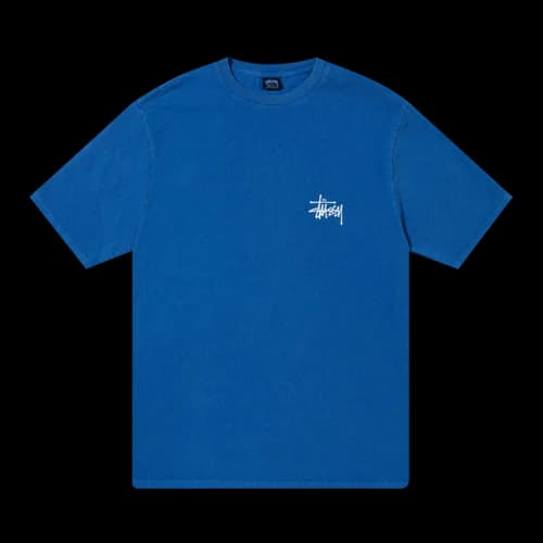 Stussy Solo S Pigment Dyed Tee 'Blue'
