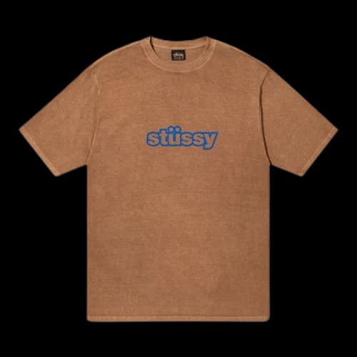 Stussy Thick Pigment Dyed Tee 'Almond'