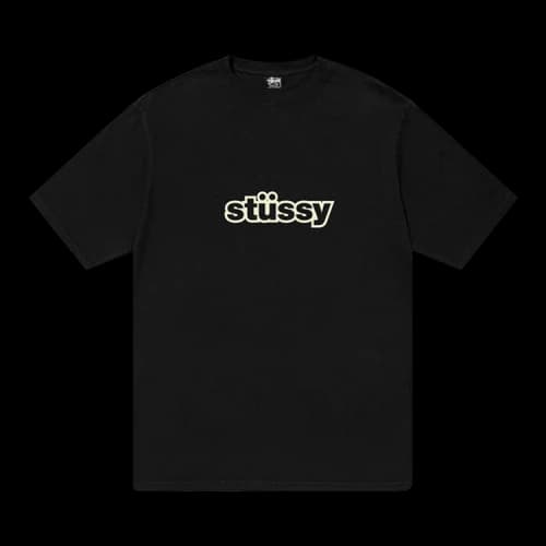 Stussy Thick Pigment Dyed Tee 'Black'