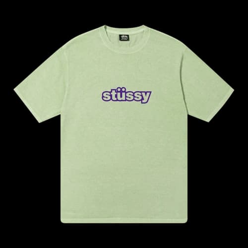 Stussy Thick Pigment Dyed Tee 'Sage'