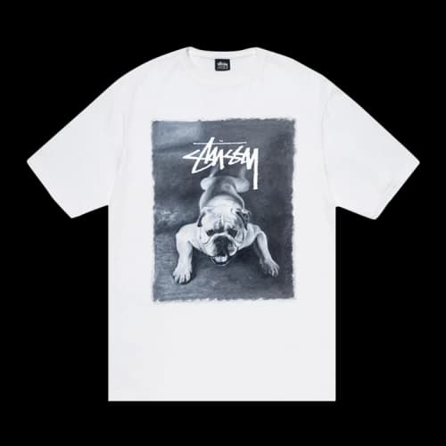 Stussy Bulldog Tee 'White'
