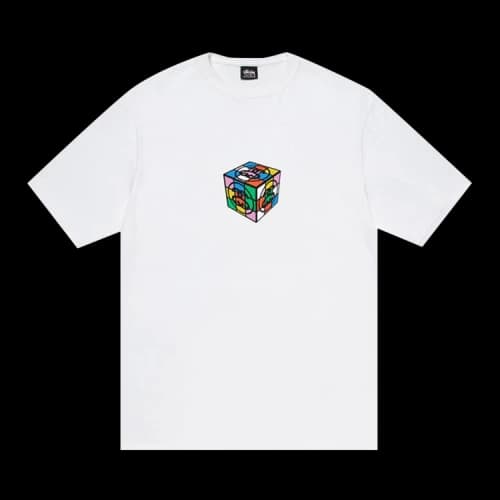 Stussy Cube Tee 'White'