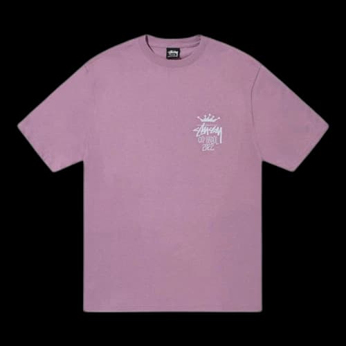 Stussy Old Skool 22 Tee 'Orchid'
