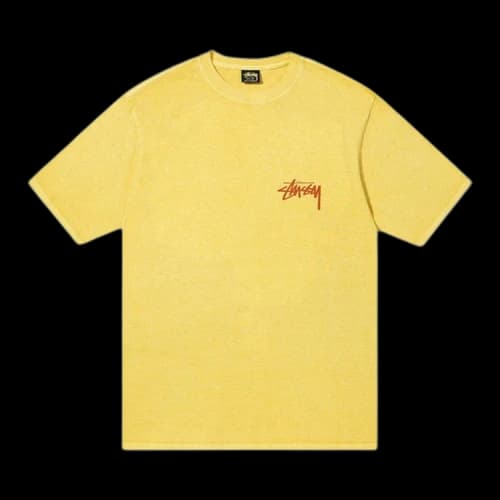 Stussy How We're Livin' Pigment Dyed Tee 'Butter'