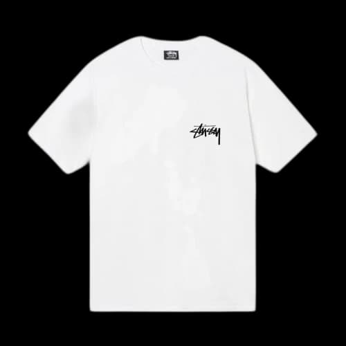Stussy Withered Flower Tee White