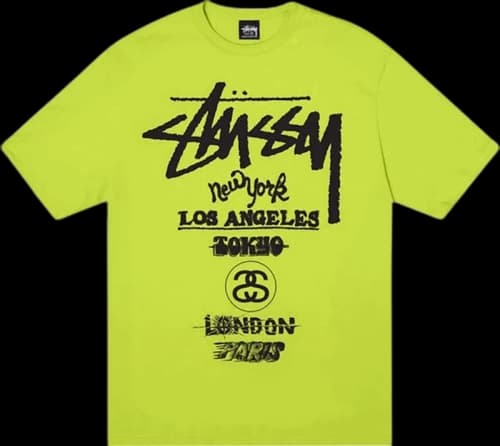 Stussy Tour Tee Keylime
