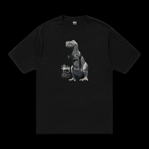 Stussy Big & Meaty Pigment Dyed Tee 'Black'