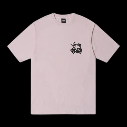 Stussy Dice Pigment Dyed Tee 'Blush'